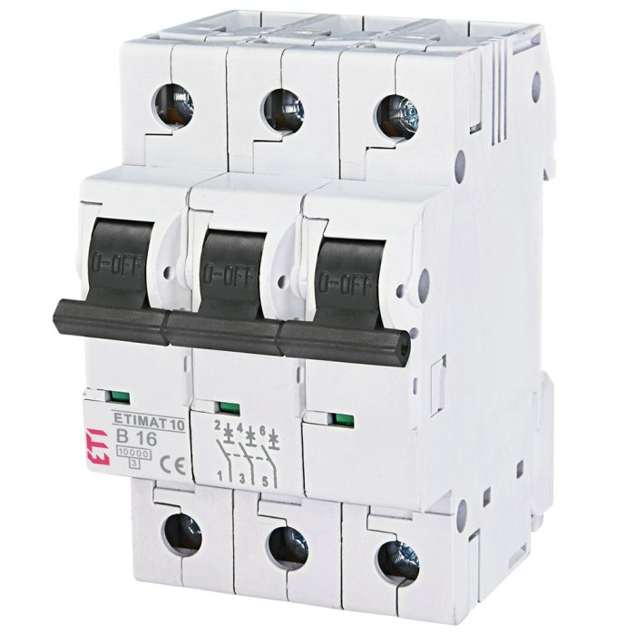 ETIMAT10 3P B16A 10KA CIRCUIT BREAKER