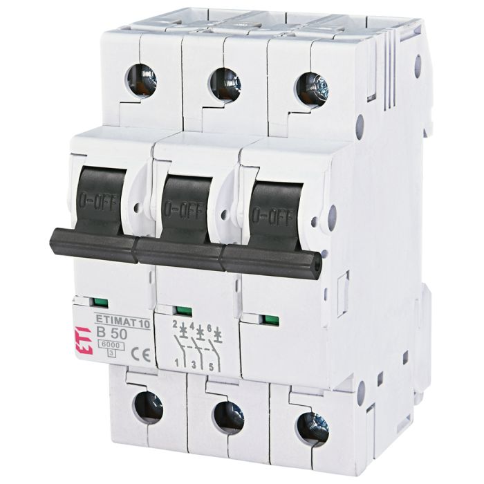 ETIMAT10 3P B50A 6KA CIRCUIT BREAKER