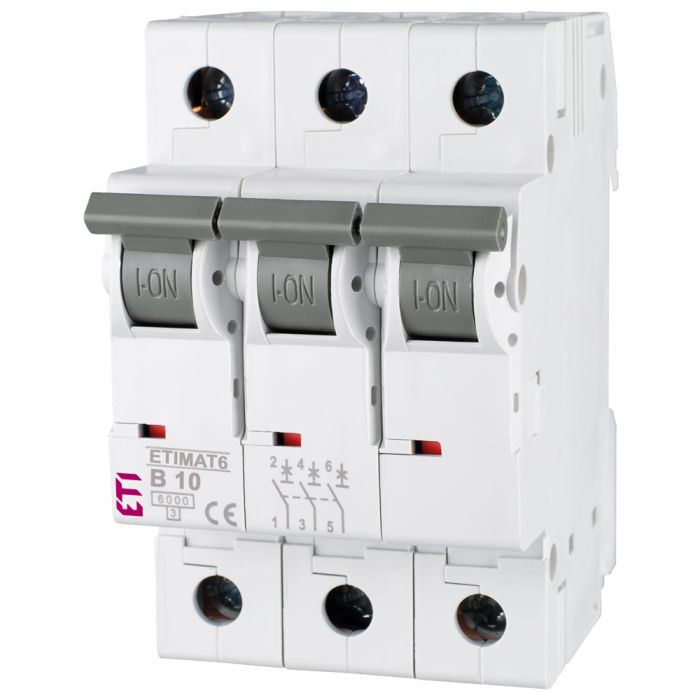 ETIMAT6 3P B10A 6KA CIRCUIT BREAKER