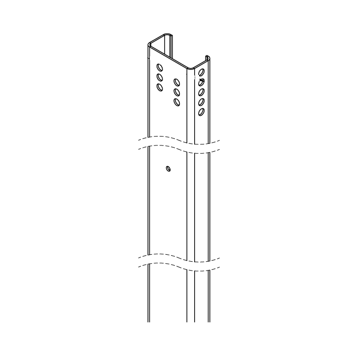 REAR SUPPORT L3900 (105x50x3)